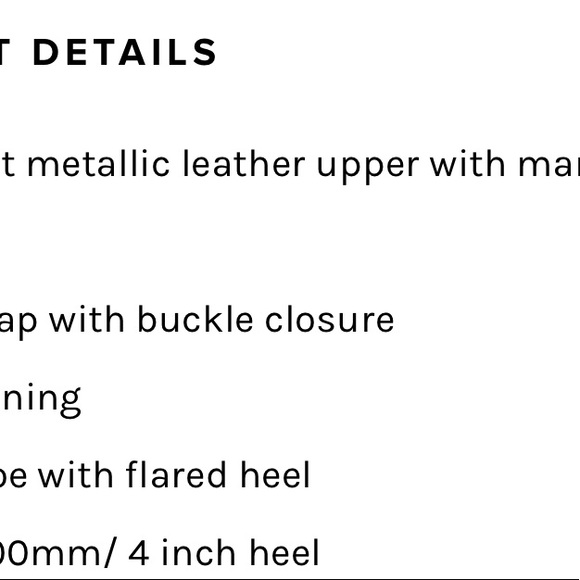 TONY BIANCO SILVER HEELS - SIZE 9.5 - Picture 5 of 5